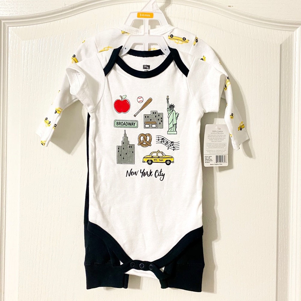 NWT - HUDSON BABY // “NEW YORK CITY” 3 PIECE SET